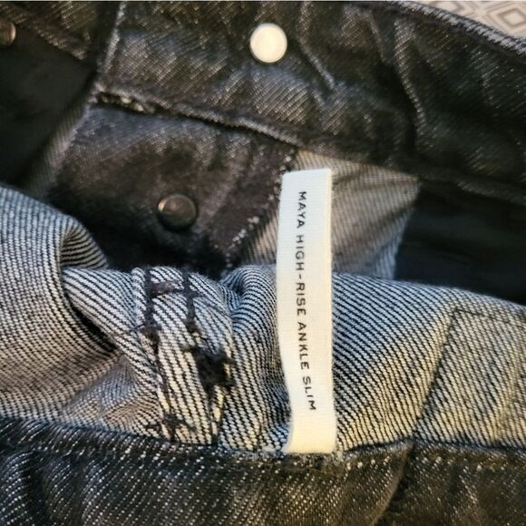 rag & bone maya high rise ankle slim - Picture 3 of 5